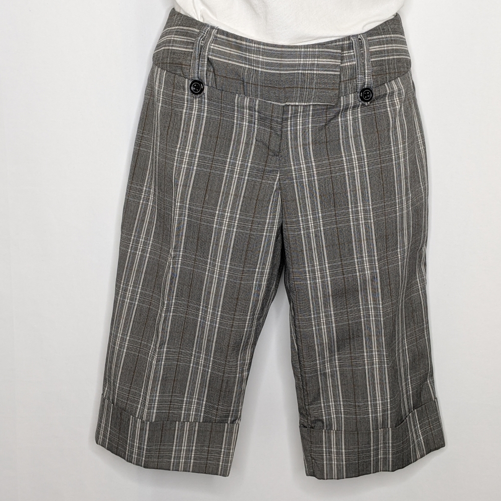 Tracy Evans‎ plaid dress Bermuda shorts size 3
